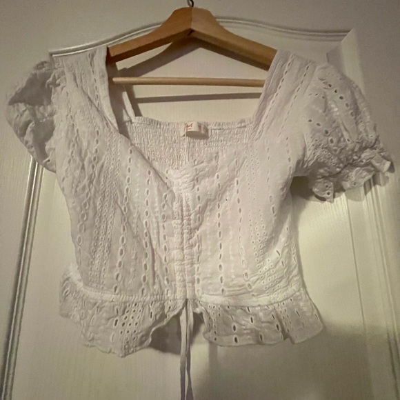 ROMWE Schiffy Drawstring Crop Top - Picture 7 of 9